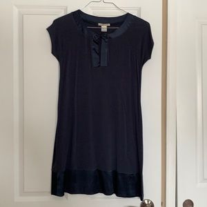Kenzie Navy capped sleeve dress